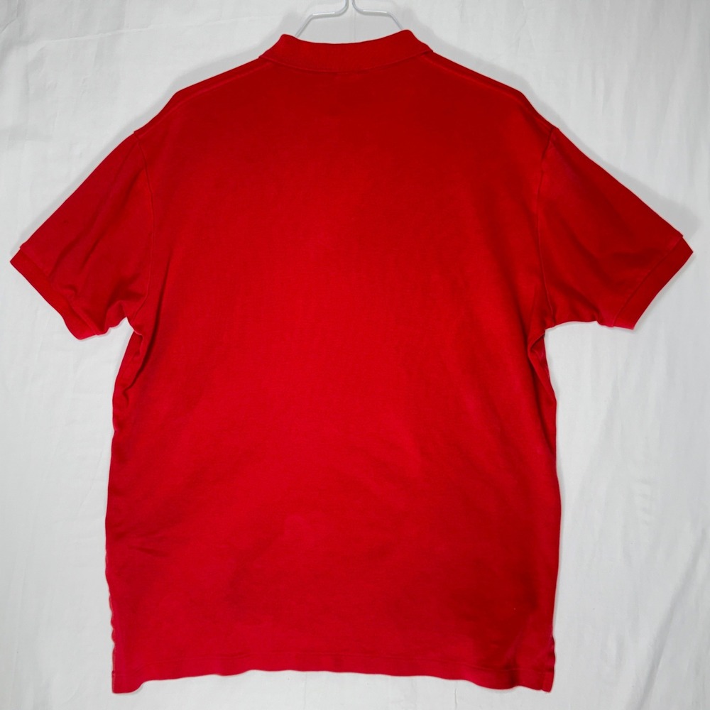 Polo Ralph Lauren Men Red Classic Fit Polo Shirt Size L - Picture 3 of 8